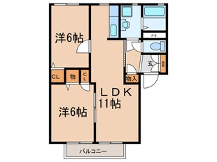 シャルベの物件間取画像